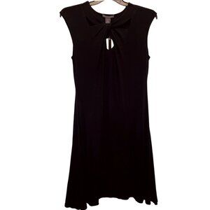 Women Black Sleeveless Dress Size L